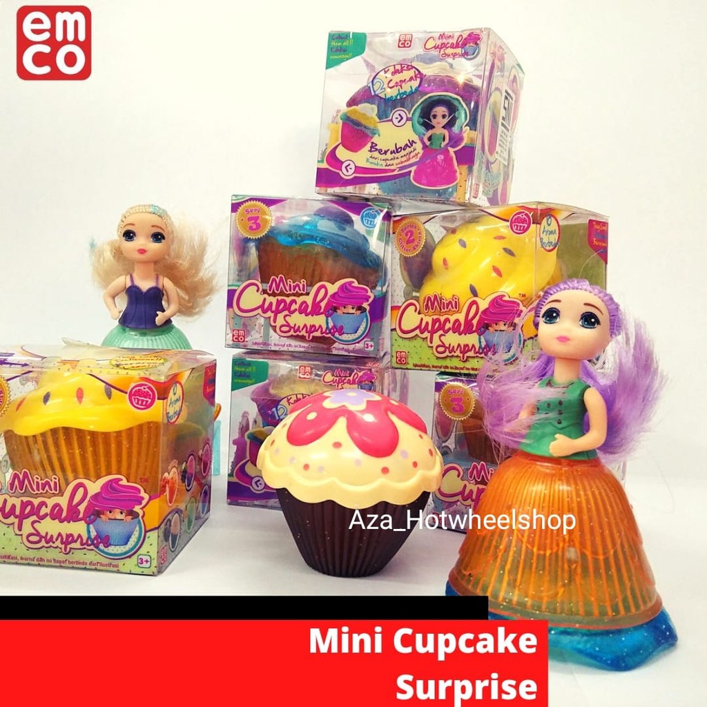 Barbie cupcake hot sale surprise