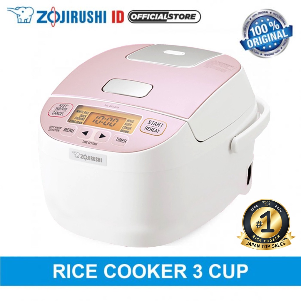Jual Zojirushi NLBGQ05 PA Rice Cooker Digital Fuzzy Logic Pink