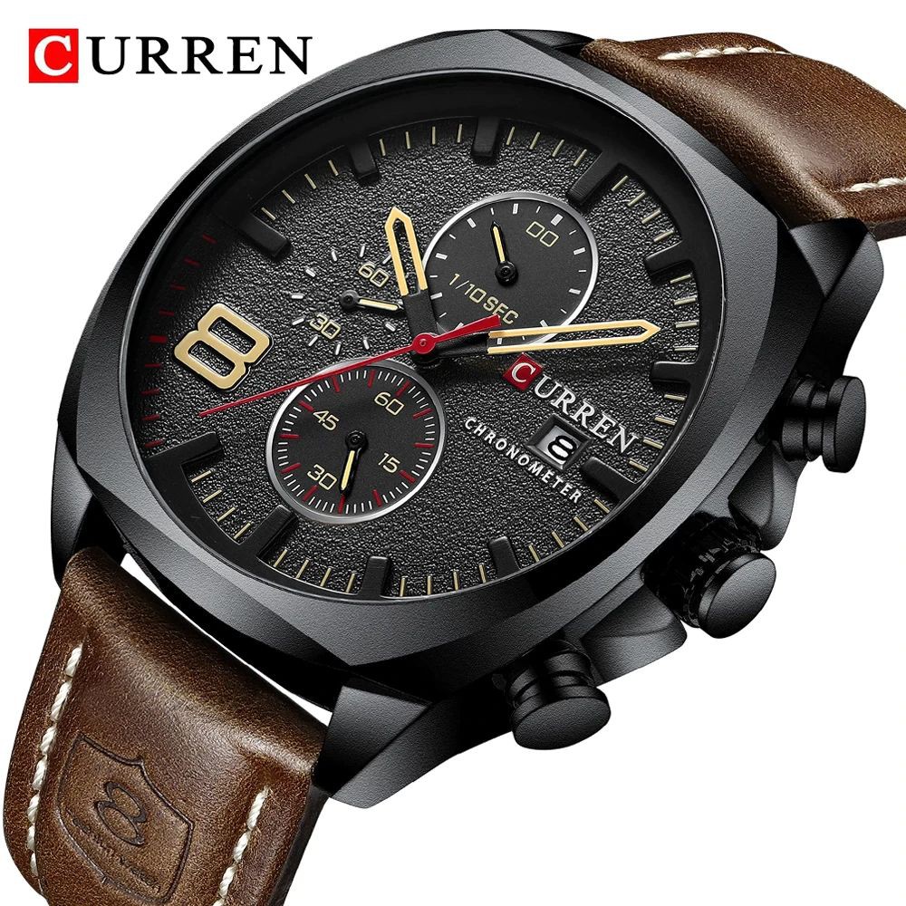 Jam tangan curren chronograph sale