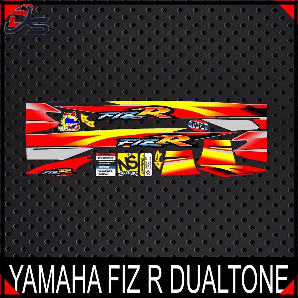 Jual sticker striping YAMAHA FIZ R DUALTONE | Shopee Indonesia