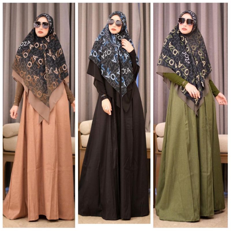 Jual OPEN PO HASMA SERIES DAILY DREAS SYARI BY JOZA CLOTHING | Shopee ...