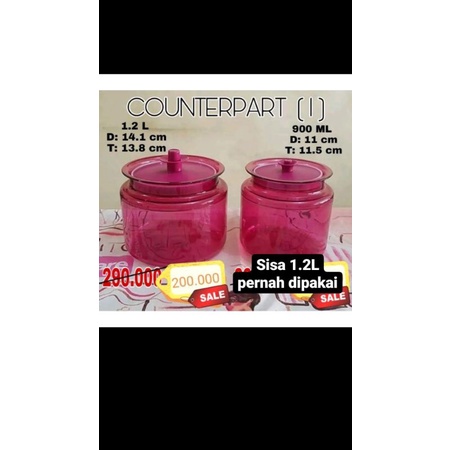 Jual Tupperware Counterpart 1.2L | Shopee Indonesia