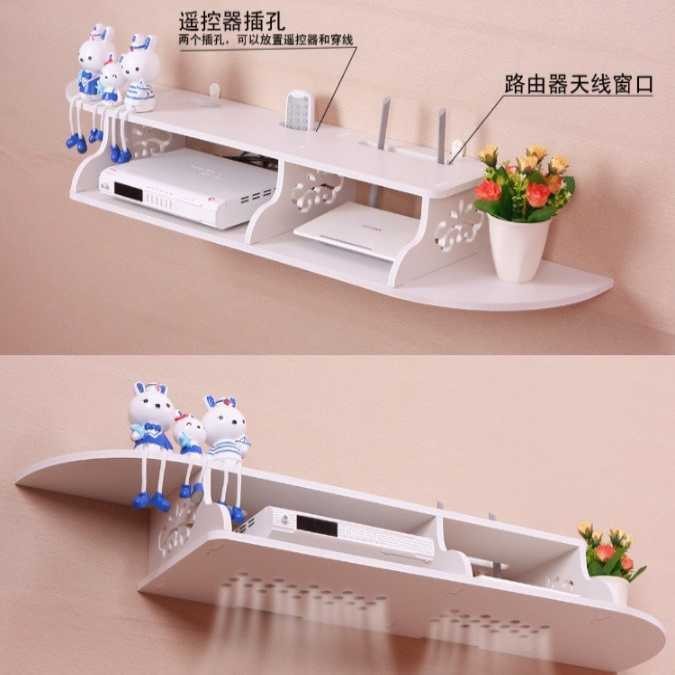 Jual Mega_1688 Rak Gantung DVD Ambalan ROUTER WIFI Remote Music Player ...