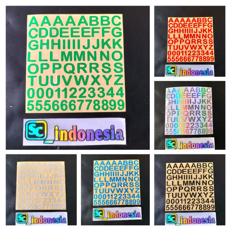 Jual Stiker Cutting Huruf Abjadabcd Shopee Indonesia