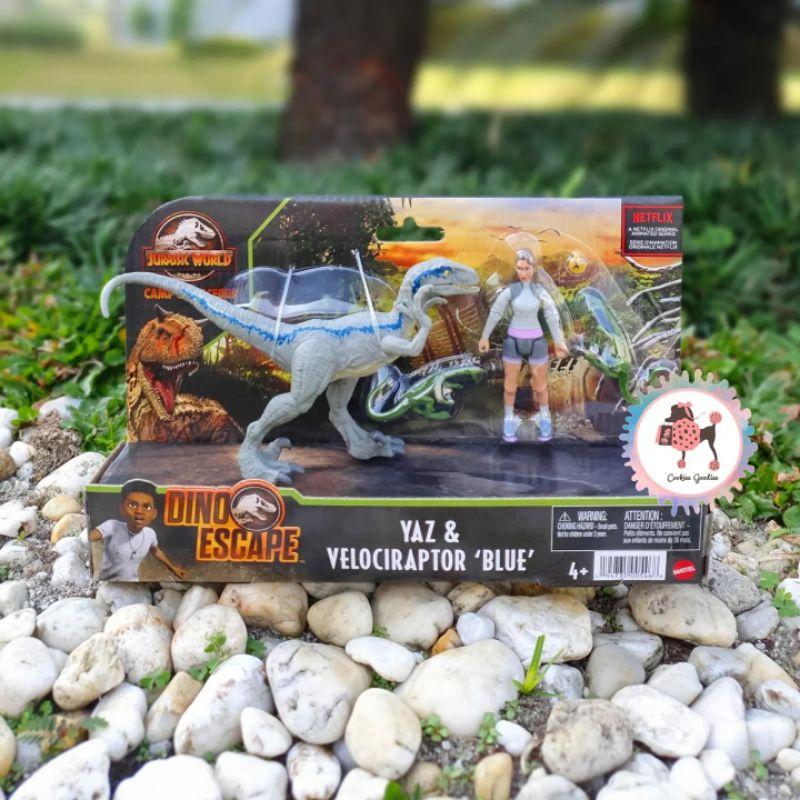 Jual Jurassic World Camp Cretaceous Yaz And Velociraptor Blue Figures Shopee Indonesia 2610