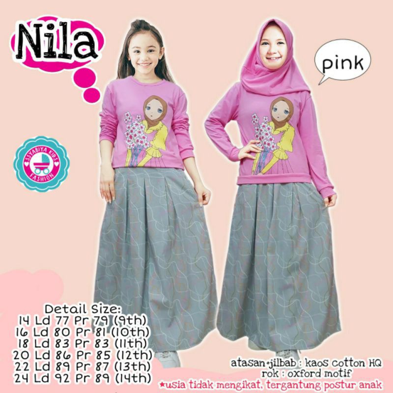 Jual NEW ARRIVAL BISA COD|NILA SET SSYABIYA KIDS | Shopee Indonesia