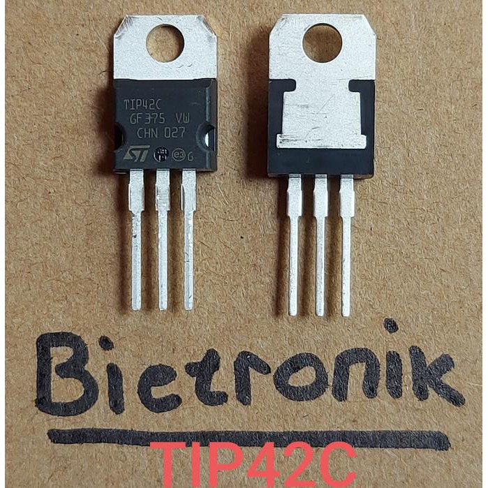 Jual Transistor TIP42 TIP42C NPN TO-220 Original STMicroelectronics ...