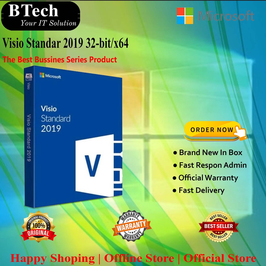 Jual Microsoft Visio Standart 2019 32-bit/x64 | Shopee Indonesia
