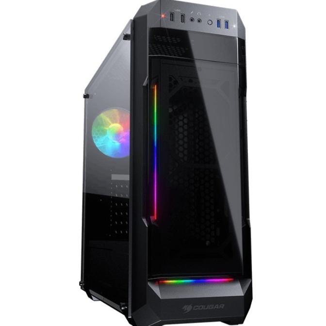 Jual COUGAR MX331-T STUNNING ARGB MID TOWER PC CASE CASING GAMING ...