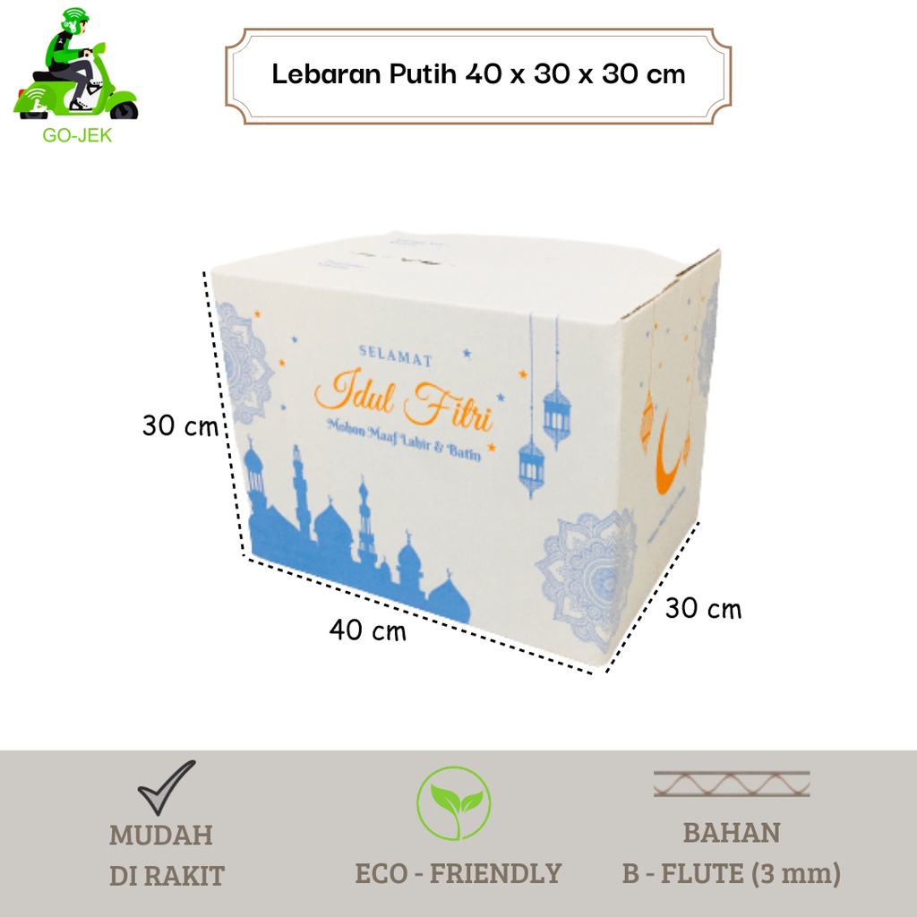 Jual Box Parcel Besar 40X30X30 Kardus Lebaran Parsel Dus Sembako Idul Fitri Ramadan