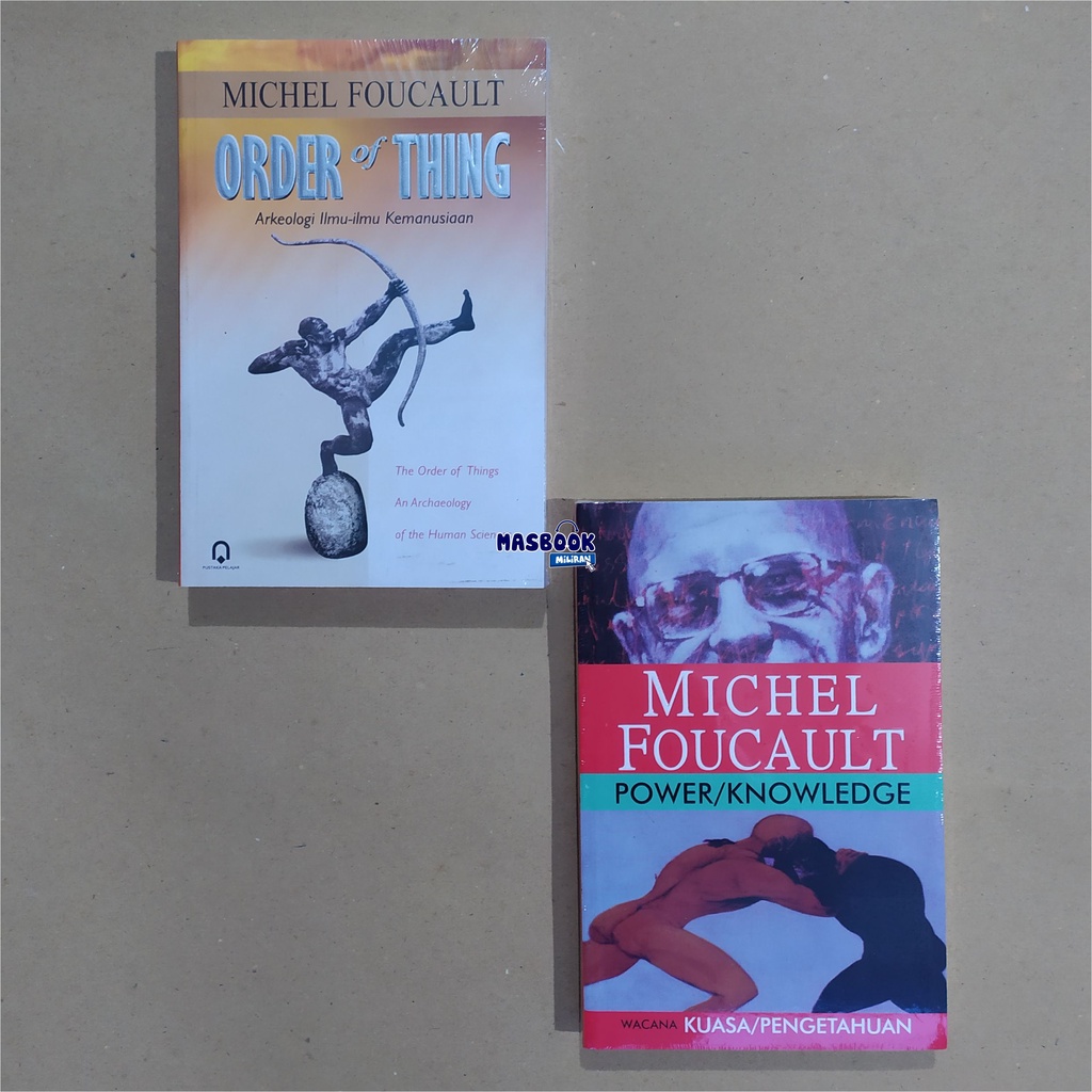 Jual PAKET BUKU MICHEL FOUCAULT - Order & Thing dan Power Knowledge - 2 ...