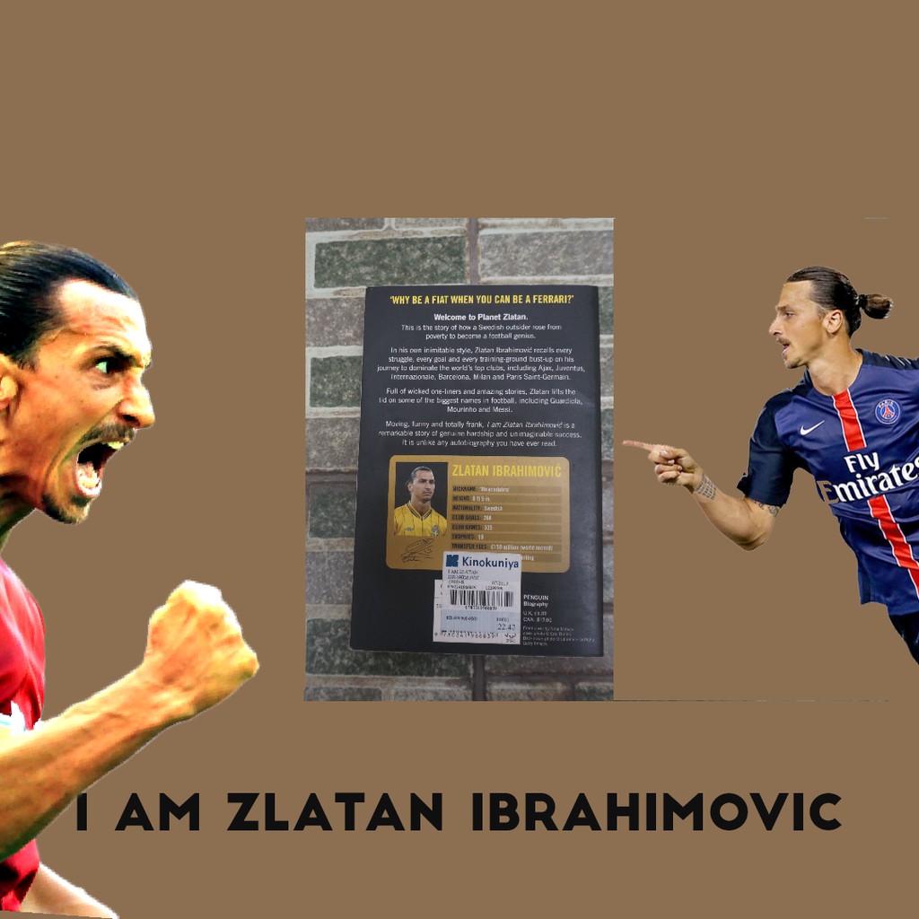 Jual Buku Biografi I am Zlatan Ibrahimovic bekas asli | Shopee Indonesia