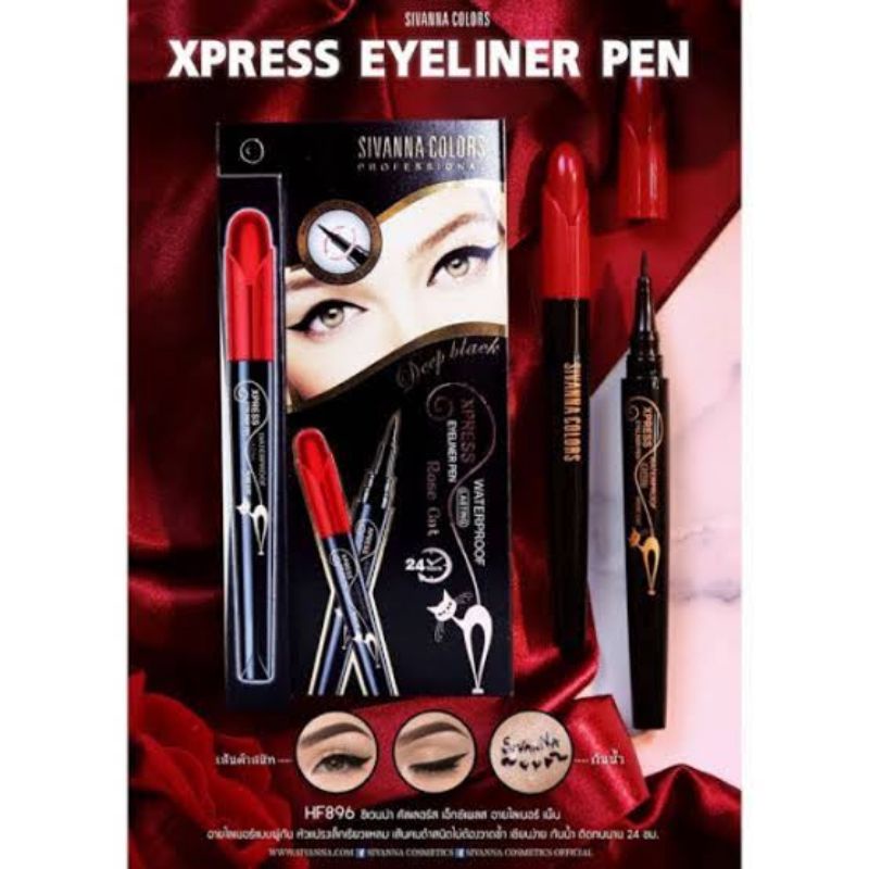 Jual Sivanna Colors Xpress Eyeliner Pen HF896 Shopee Indonesia
