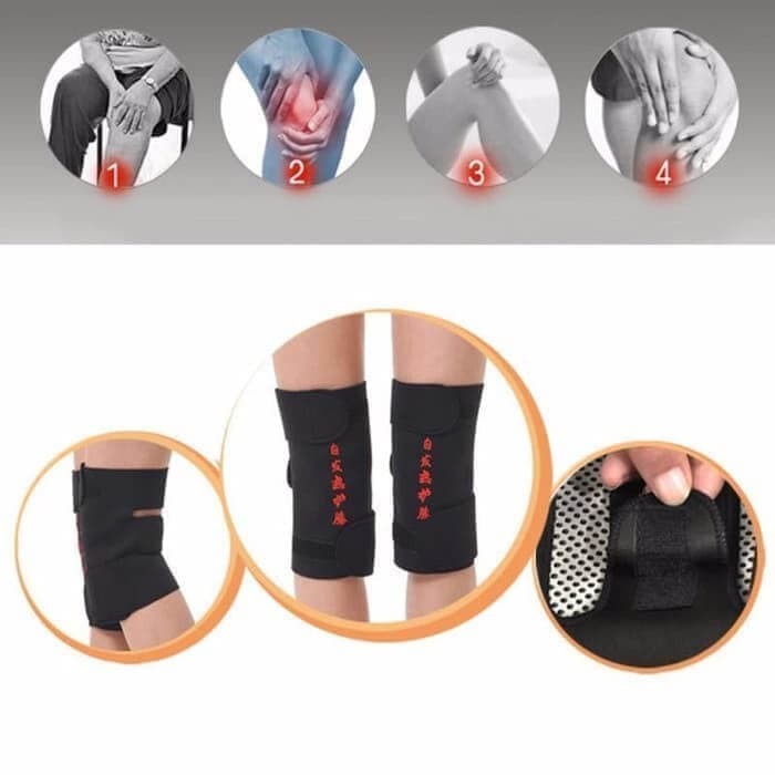Jual SGS Sabuk Terapi Pemanas Lutut Magnetic Theraphy Self Heating Knee ...