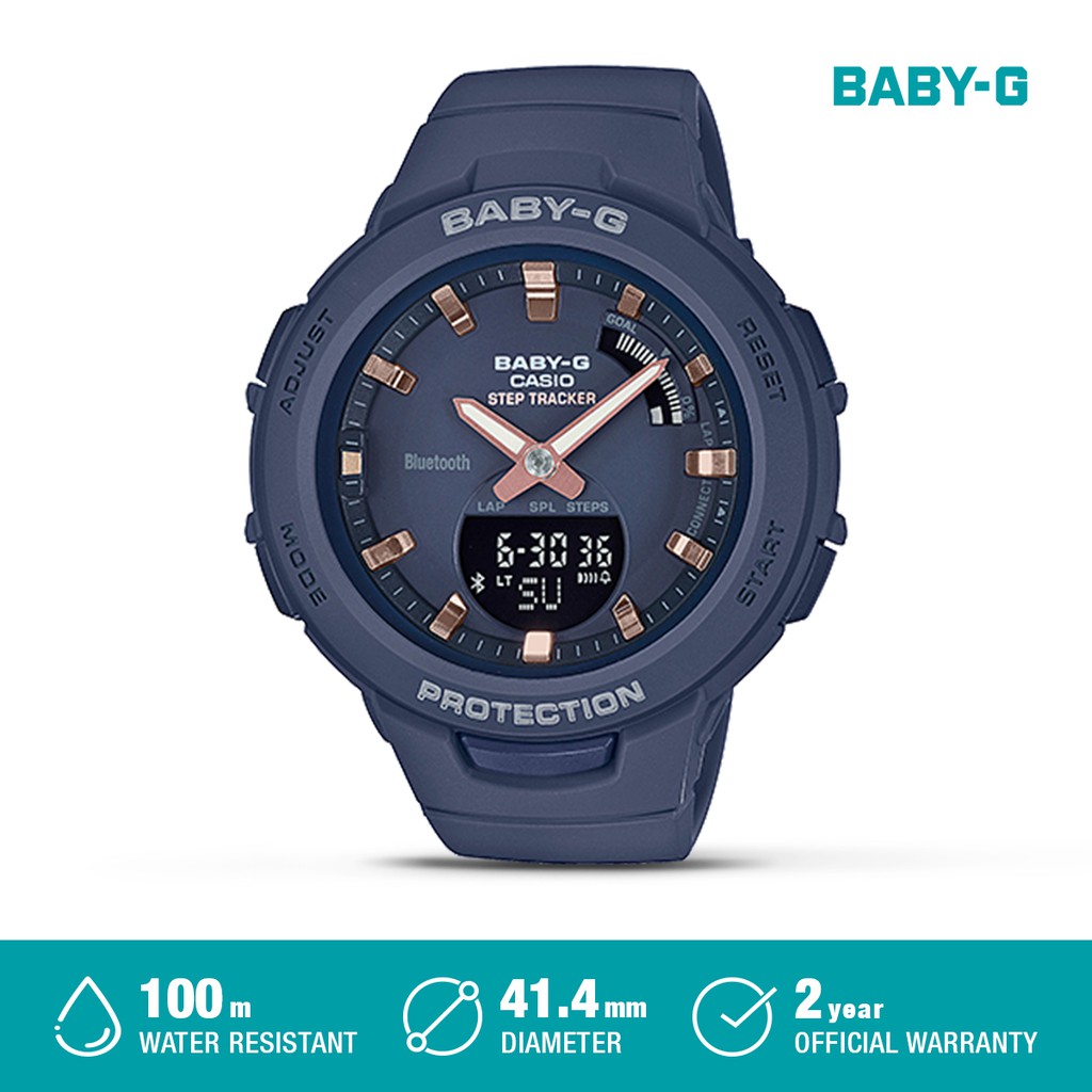 Baby g shock 2024 step tracker bluetooth