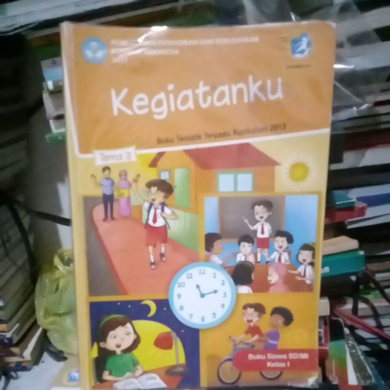 Jual Buku Tematik Terpadu Kurikulum 2013 Tema 3 Kelas 1 Kegiatanku