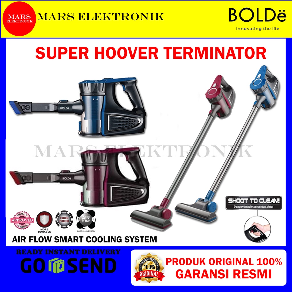 Jual VACUUM CLANER BOLDE SUPER HOOVER TERMINATOR / READY / PENYEDOT
