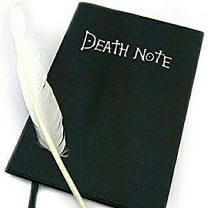 Jual Anime Death note book+ Free pulpen Bulu(Segel Tinta) | Shopee ...