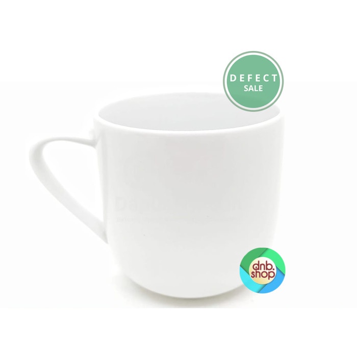 Jual [DEFECT] Mug Putih Polos Seri 3 / Volume 350ml / Gelas Kopi / Teh ...
