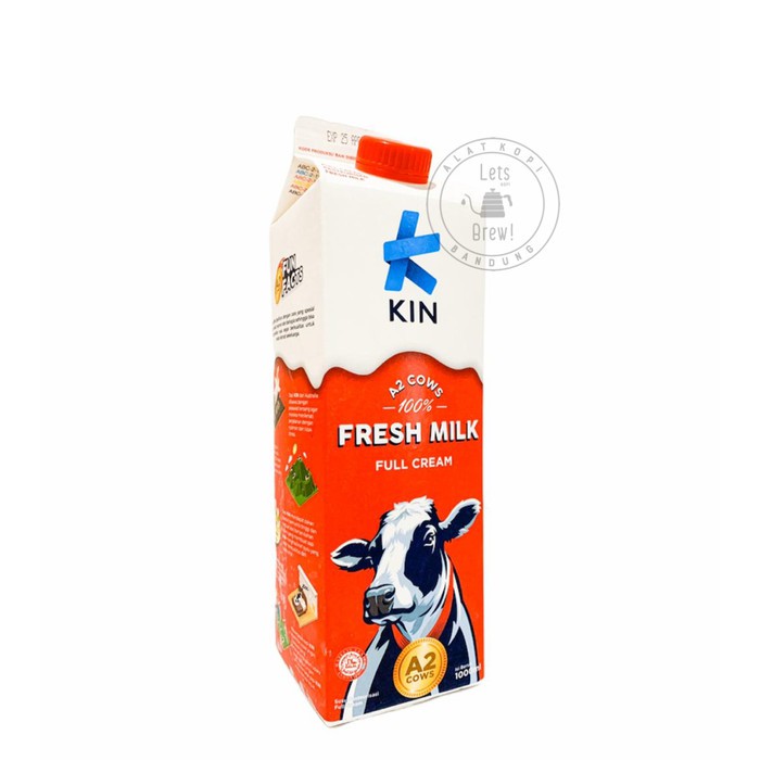 Jual FRESH MILK KIN 1000ML PLAIN / SUSU PASTEURISASI WAJIB DI KULKAS ...