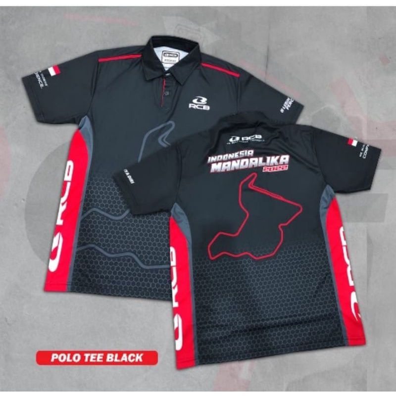 rcb black polo t shirt