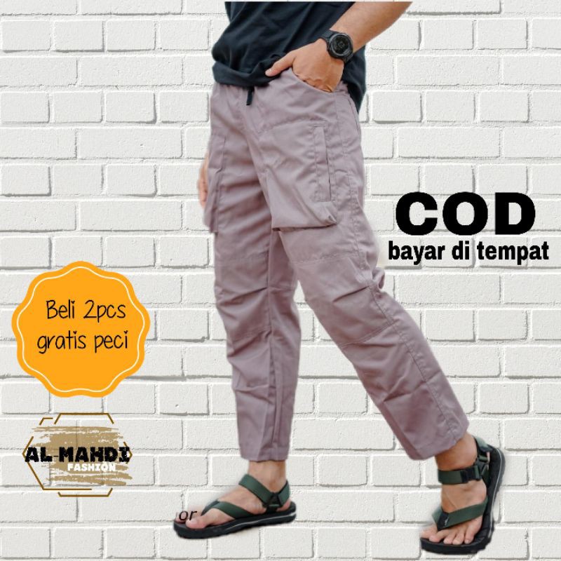 Jual CELANA CINGKRANG PANGSI CARGO - MMOCCA | Shopee Indonesia