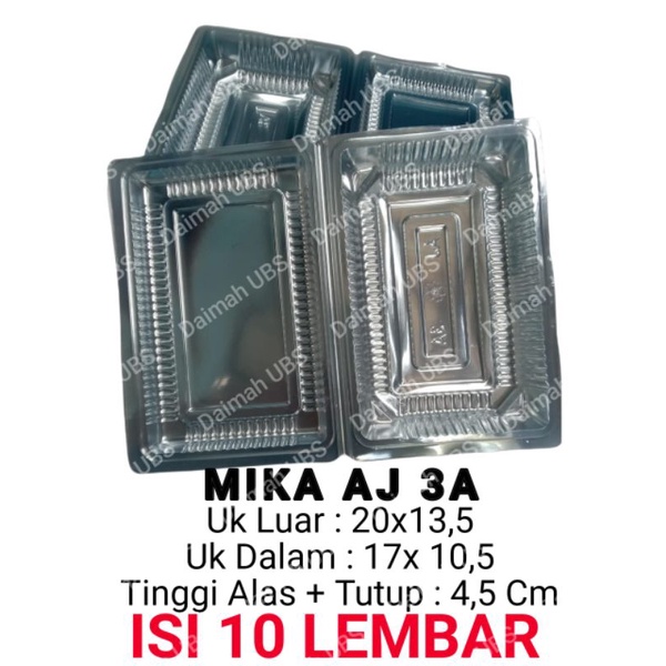 Jual Mika 3a Mika Aj 3a Mika Kue Mika Plastik Mika Tebal Shopee