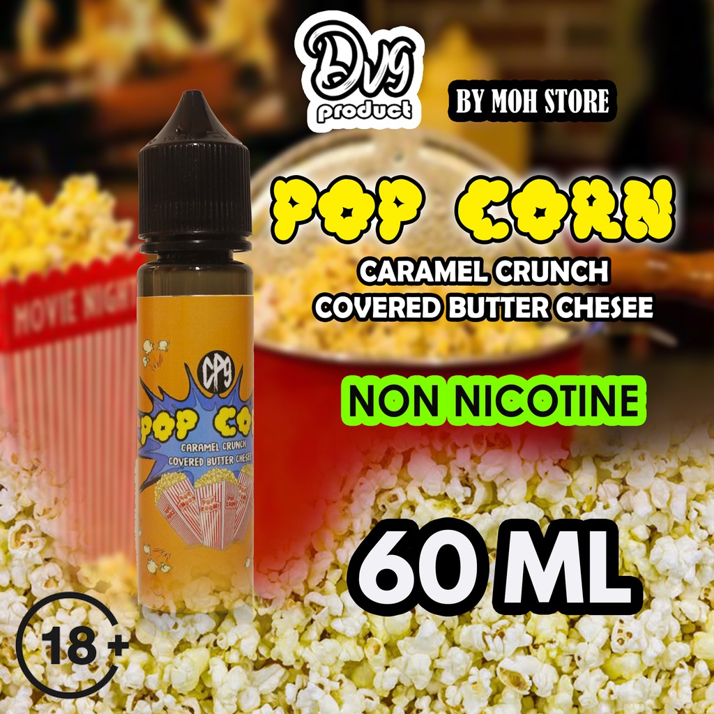 Jual Liquid Non Nicotine Dv9 PopCorn Caramel with ButterCheese 60ml ...