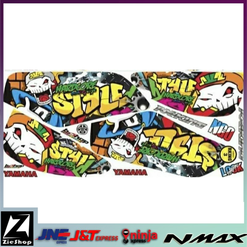 Jual Striping rk king Sticker motor rk king variasi laminasi glossy dan ...