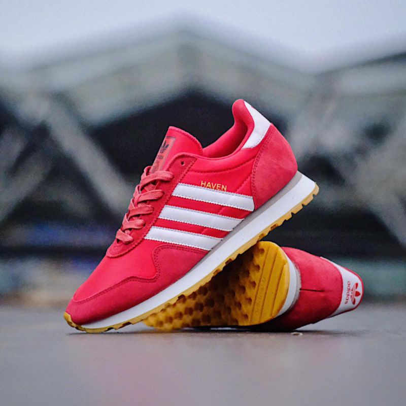 Jual Adidas Haven Red List White | Shopee Indonesia