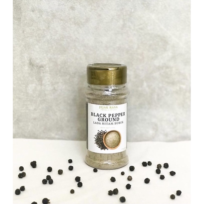 Jual JEJAK RASA - Black Pepper Ground ( Bubuk lada hitam ) | Shopee ...
