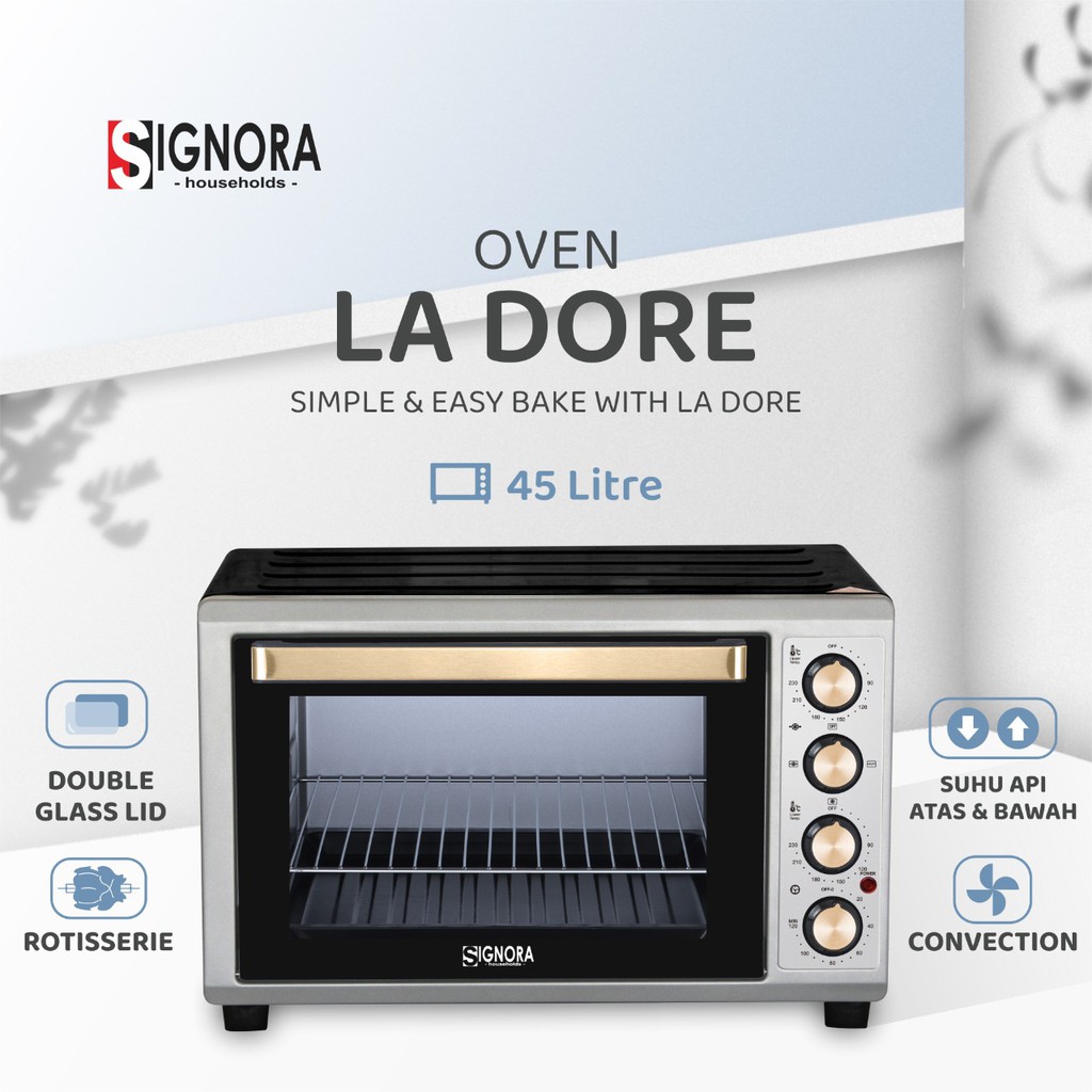 Jual Signora Oven La Dore 45L | cake kue roti bread sourdough bake ...