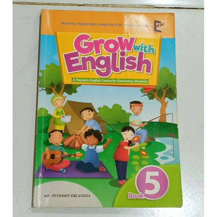 Jual Buku Pelajaran Bahasa Inggris Grow With English Kelas 5 Sd ...