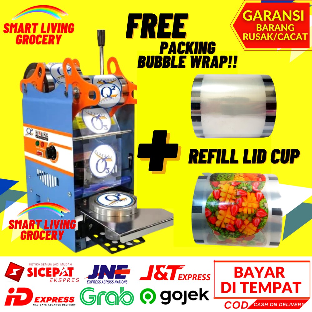 Jual SEALING MACHINE CUP SEALER Q2 888 Mesin Seal Press Kemasan Gelas