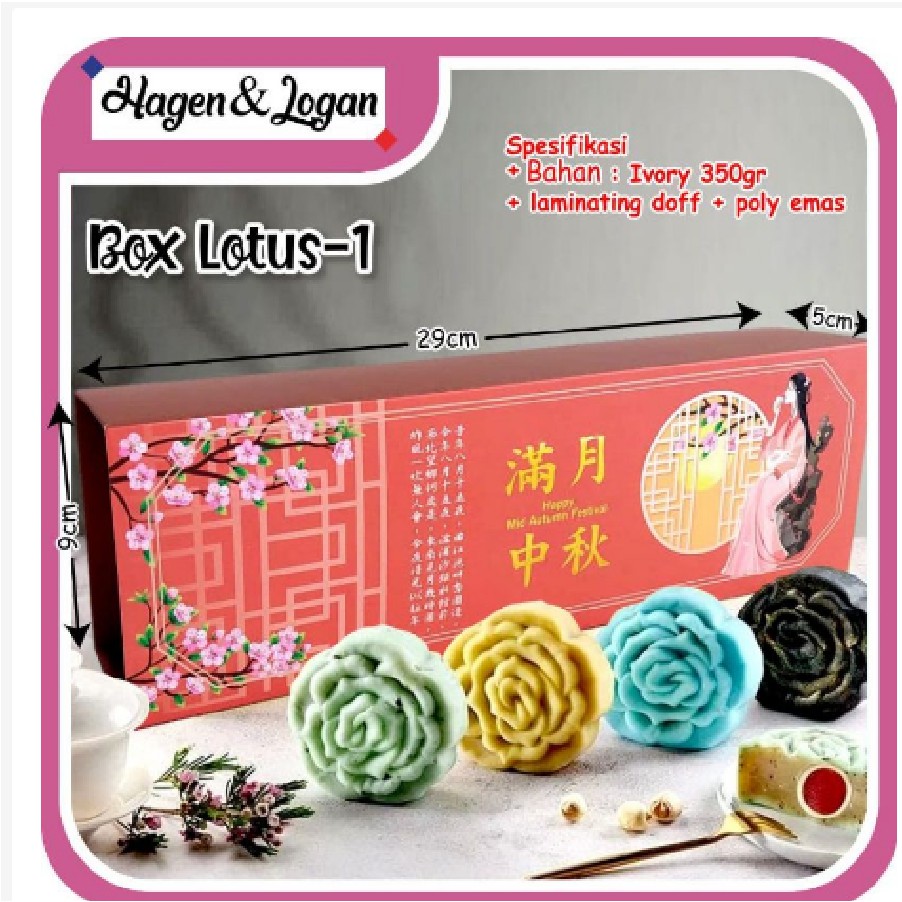 Jual Dus Mooncake / Box Mooncake Lotus | Shopee Indonesia