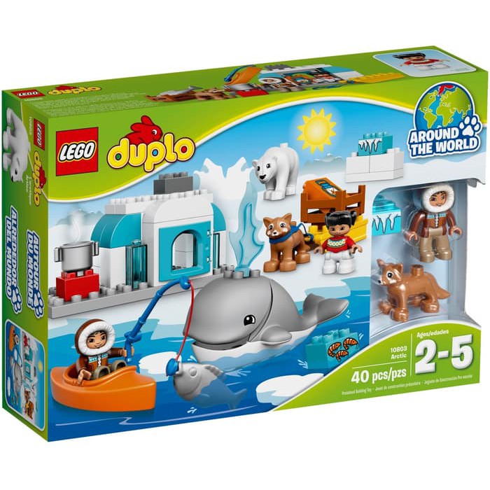 Jual LEGO 10803 - Duplo - Arctic Whale Polar Bear Husky Dog Wildlife ...