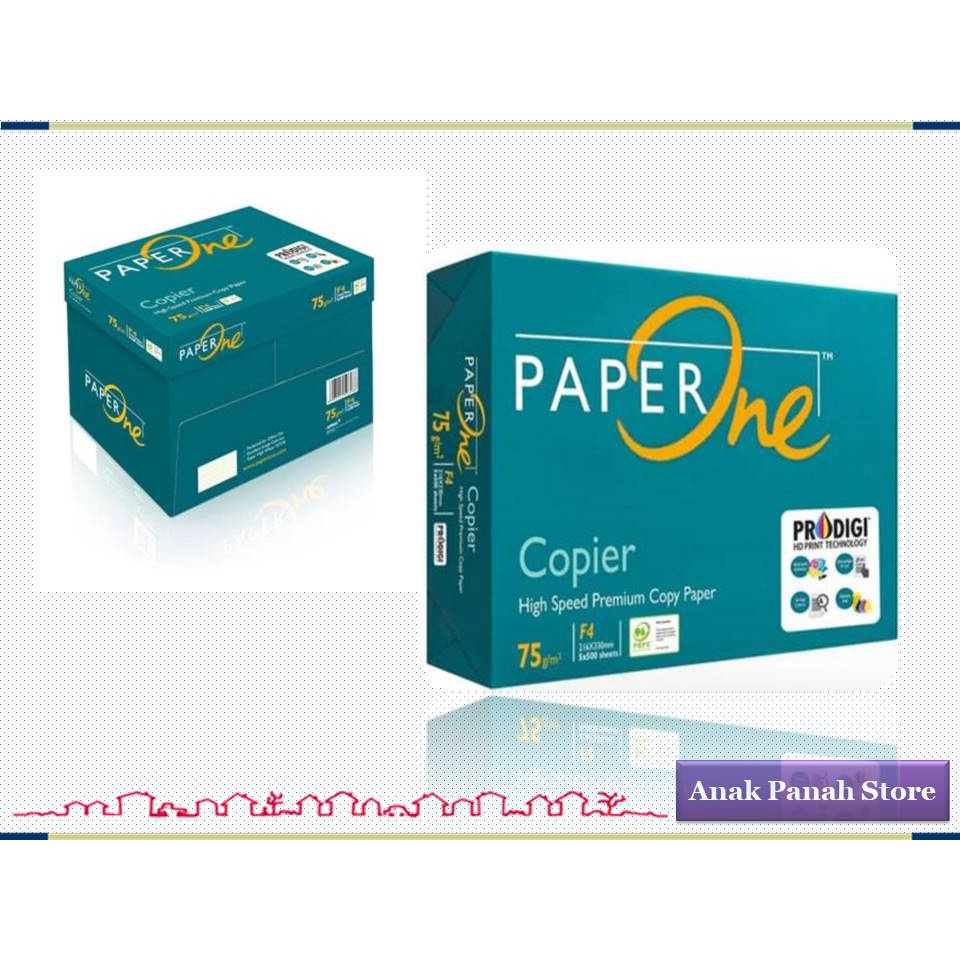 Jual Kertas Hvs Folio Gr Merk Paper One Shopee Indonesia