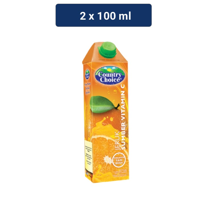 Jual Country Choice Jus Orange 2 x 1000 mL | Shopee Indonesia
