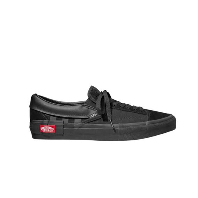 Vans slip on 2025 cut and paste black