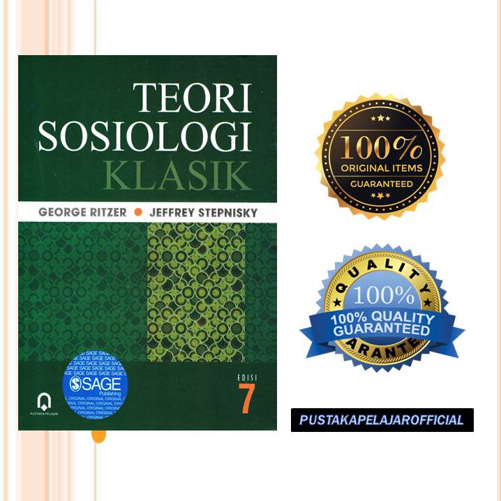 Jual Buku Ori Teori Sosiologi Klasik Edisi 7 SC - George Ritzer ...