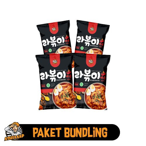 Jual Paket Bundling Rabokki Ramen Topokki 200gr Tteokbokki