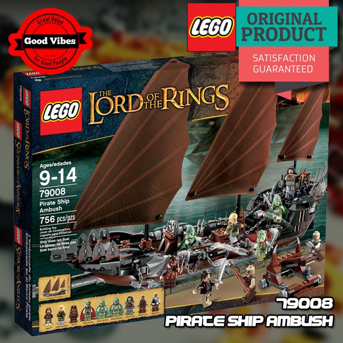 Lego - L'embuscade du bateau pirate - Seigneur des anneaux