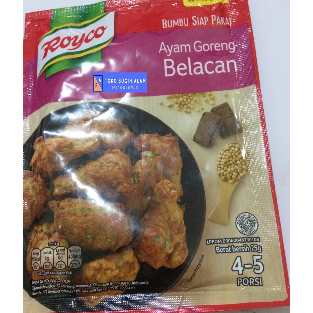 Jual ROYCO BUMBU NASI GORENG RENDANG, CABE HIJAU, PEDAS, SOTO, AYAM ...