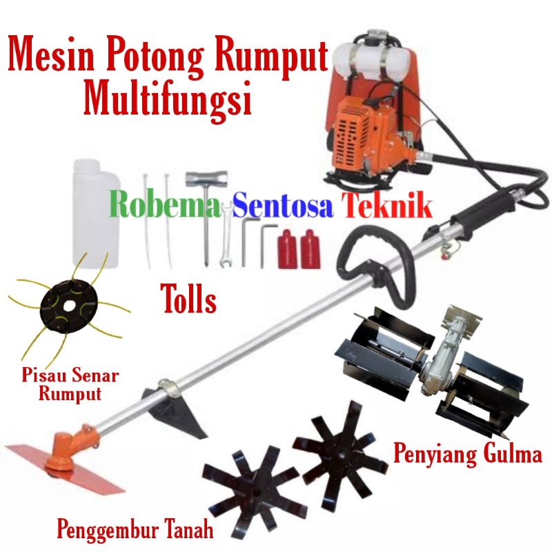 Jual Mesin Penggembur Tanah Dan Peyiang Gulma Kebun Potong Rumput Tak Shopee Indonesia