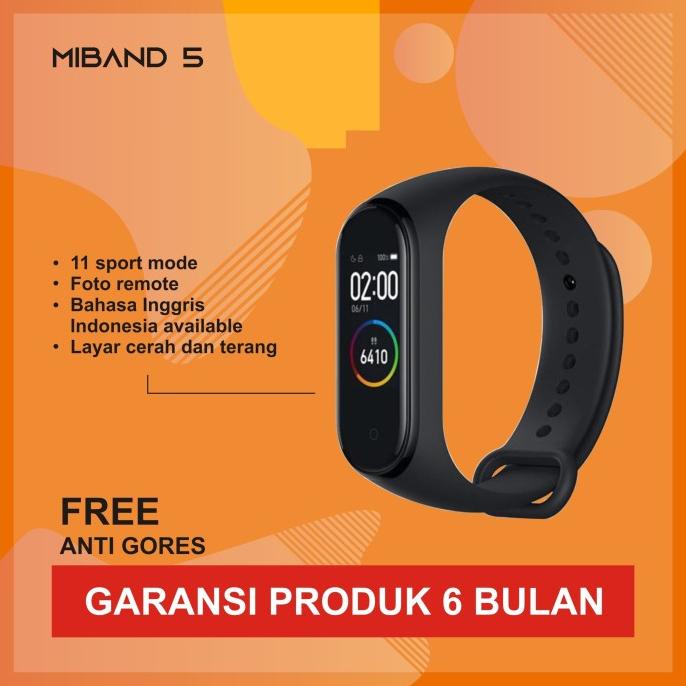 Jual XIAOMI MI BAND 5 AMOLED MIBAND 5 SMARTWATCH ORIGINAL CHINA