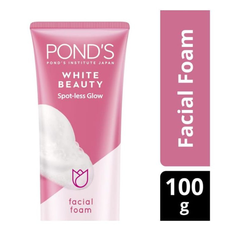 Jual Ponds White Beauty Facial Foam 100gr | Shopee Indonesia