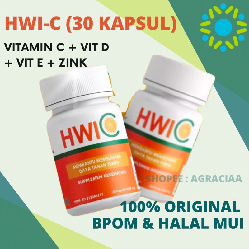 Jual Suplemen Kesehatan Multivitamin HWIC Halal BPOM 100 ORI HWI