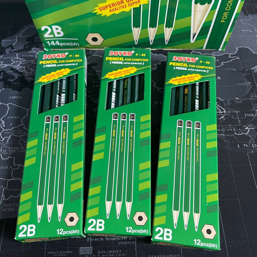 Jual Pensil 2b Joyko P 88 Hijau 12 Pcs Shopee Indonesia