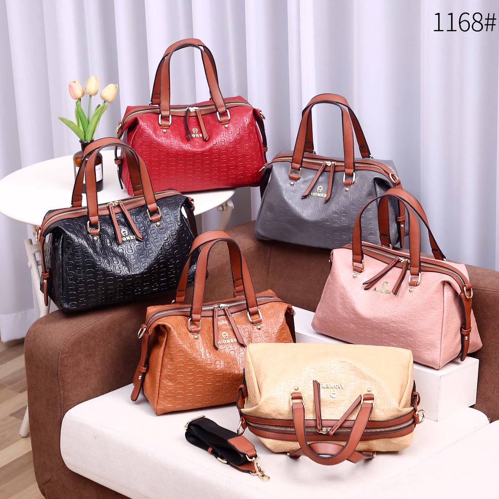 Jual Tas Aigner Roma Satchel 1168 VBN 79 tas batam impor ransel selempang fashion branded grosir Shopee Indonesia