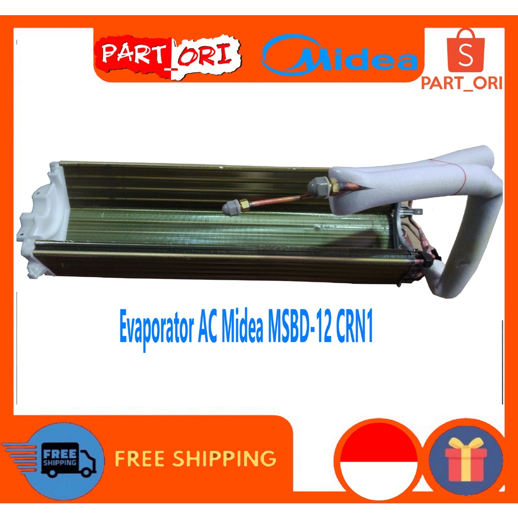 Jual EVAPORATOR AC SPLIT MIDEA MODEL MSBD12 CRN1 ORIGINAL MIDEA